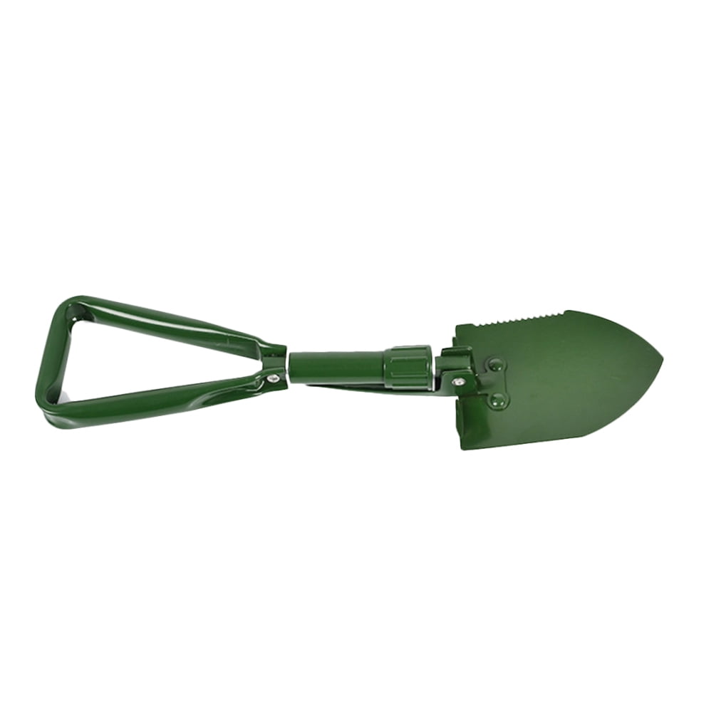Luxshiny Outdoor Military Shovel with Folding Handle for Camping Gardening and Hiking Use - Thumbnail 4