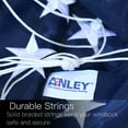 thumbnail image 7 of ANLEY 40 Inch American Flag Windsock, Stars & Stripes Patriotic Decorations - Embroidered Stars and Fade Resistant - 3.3 Feet, 7 of 7