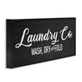 thumbnail image 3 of Stupell Industries Rustic Wash Dry Fold Laundry Room Text Sign Framed Wall Art, 30 x 13, Design by Kim Allen, 3 of 5
