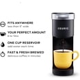thumbnail image 2 of AINUO K‑Mini Single Serve Coffee Maker, K‑Cup Pod Brewer, 6–12 oz Brew Size, Cord Storage, Compact for Small Spaces, Black, 2 of 18