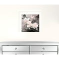 thumbnail image 2 of Pink Roses and Butterfly White Framed Print Wall Art, 2 of 3