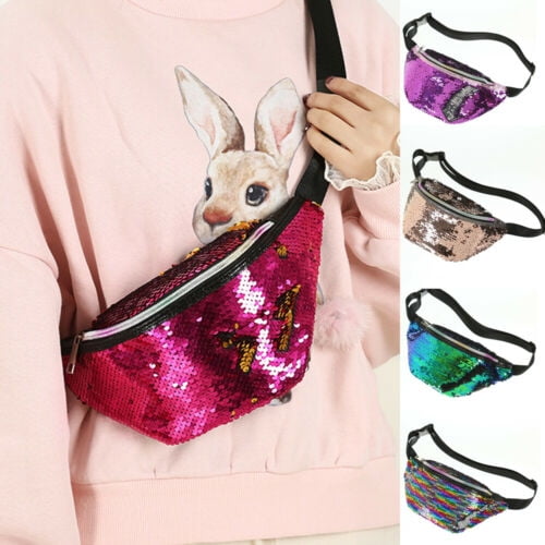 mermaid sequin fanny pack