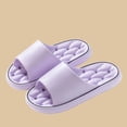 thumbnail image 5 of Jamicy Shower Shoes for Women Soft Anti-Slip Pool Slides Comfort Quick Drying Shower Shoes with Drain Holes Bathroom Slides Slippers, 5 of 6
