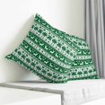thumbnail image 3 of Green Christmas Pillow Covers 20x20 Inch Decorative Throw Pillow Cover, Cartoon Winter Xmas Deer Snowflake Sofa Pillowcases Accent Cushion Case Home Decor Bedroom Living Room, 3 of 6