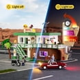thumbnail image 2 of Set de construcción FUNWHOLE City Car-Hotel con luces, 1970 unidades, 2 of 6