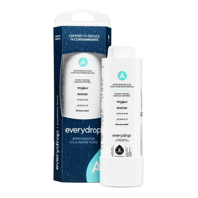 Filtro de agua para refrigerador Everydrop by Whirlpool A - EDARXD1 (paquete de 1)