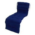 thumbnail image 1 of Indoor Outdoor Chaise Lounge Cushion Splashproof Soft Replacement for Lawn Pool 4 Fold 78.74x21.65in, 1 of 7