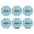 thumbnail image 2 of Balery 6 Pcs Let'S Go On An Adventureleather Coasters Set, Drink Table Cup Coasters For Living Room Kitchen Coffee Decor, 2 of 9