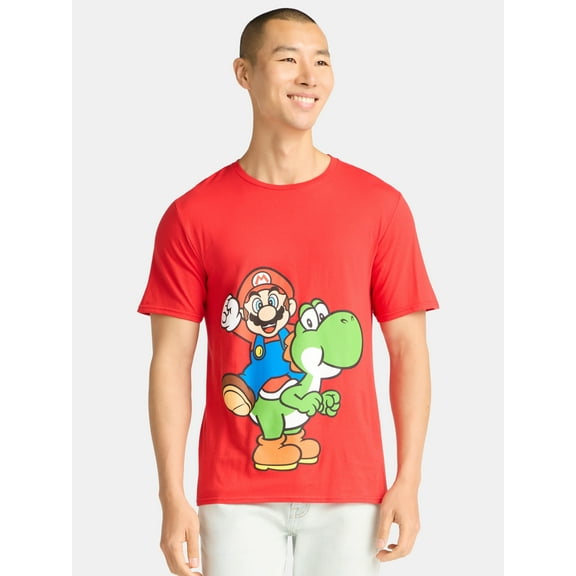 Super Mario Men's and Big Men's Graphic Tee, Sizes S-3XL