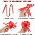 thumbnail image 3 of Naler 60 Pcs 5'' Red Ribbon Pull Bows for Christmas Gift Wrapping Wedding Party Decor,Polypropylene, 3 of 6