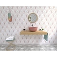 thumbnail image 5 of The Tile Project 9x10 Palm Bays Hexagon Light Pink Porcelain Tile (1 Sample), 5 of 7