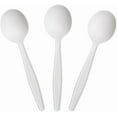 thumbnail image 4 of Watson DIstributing Disposable Soup Spoon Tpla White 6" 1000/Case, 4 of 5