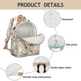 thumbnail image 4 of Chihuahua and Flower Backpack for School,Cute School Bag,Schoolbag with Adjustable Shoulder Straps & Padded Back,15.25"x11.5"x5.25", 4 of 6