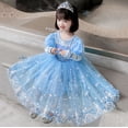 thumbnail image 4 of Vestido de niña de manga larga para otoño e invierno, vestido de princesa para niña, tesoro femenino para cumpleaños, 4 of 6