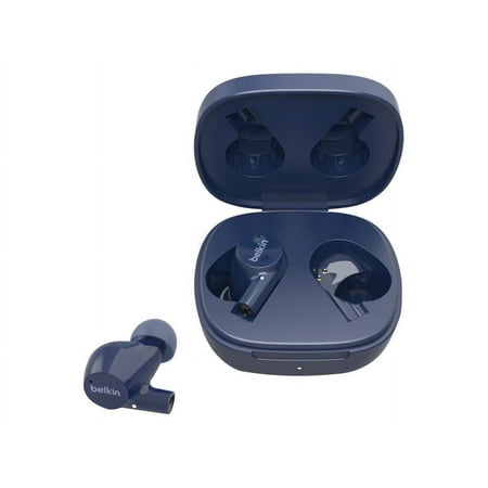 Belkin - SOUNDFORM Rise True Wireless Earbuds - Blue