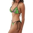 thumbnail image 2 of Balery CROCODILE HEAD Pijama Estampado Bikini de Dos Piezas para Mujer - Conjunto de Bikini Ajustable Sexy y Cómodo para Playa, 2 of 6