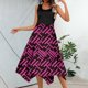 thumbnail image 1 of WILLBEST Vestido Midi De Verano Para Mujer, Informal, Fluido, Floral, Elegante, Chaleco Largo, 1 of 3