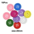 thumbnail image 2 of 10pcs Buttons Set 12/15/20/25/30/40mm Buttons Sewing Brand New High Quality, 2 of 12