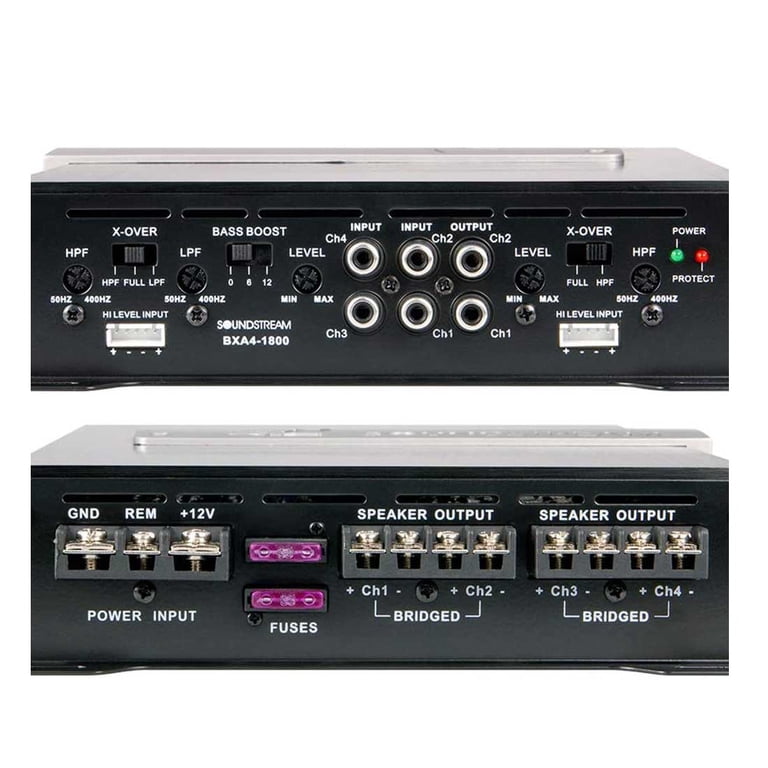 SoundStream BXA4-1800 Bass Xtreme Series 1,800W 4 Channel Car