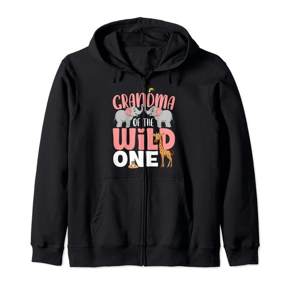 Wild One Zoo Animals Hoodie
