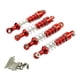 thumbnail image 3 of 4 amortiguadores metálicos RC para coches RC 1:12, tensión ajustable, aleación de aluminio rojo, 3 of 6