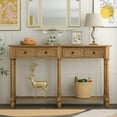 thumbnail image 2 of Deiokin Rustic Console Table with 2 Drawers, Sofa Table for Entryway & Living Room, 2 of 9