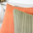 thumbnail image 2 of Green Linen Throw Pillow - 20" Square, 2 of 2