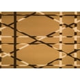 thumbnail image 1 of Ahgly Company Indoor Rectangle Patterned Mahogany Brown Area Rugs, 2' x 4', 1 of 6