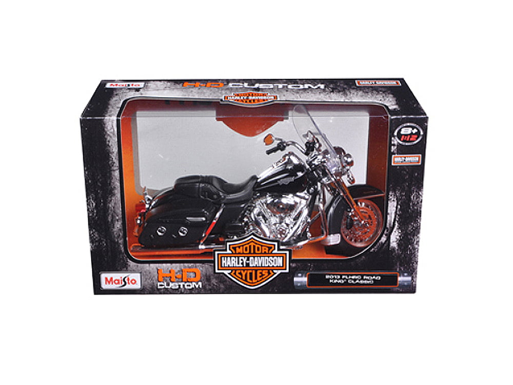 2013 Harley-Davidson FLHRC Road King Classic Black 1/12 Diecast 