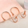 thumbnail image 5 of Black Shower Curtain Hooks Rings, Decorative for Bathroom Shower Rods, Set of 12 Premium Rust-Resistant Metal Hooks Hangers T Shaped Design, 5 of 12