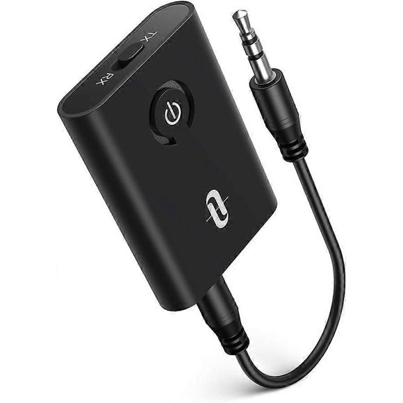 TaoTronics Bluetooth Transmitter Receiver, 2-in-1 Audio Adapter for Lossless Sound with AptX Low Latency