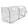 thumbnail image 1 of Greenhouse Film Hoop Set, Practical Multi Functional Clear Plastic Greenhouse Film Strong Support Space Saving  for Plantation, 1 of 7