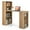 Natural, variant on Costway Computer Desk Writing  Workstation Office w/6-Tier Storage Shelves Black