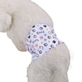 thumbnail image 2 of sunsanly Pet Male Dog Diaper Reusable Physiological Pants Sanitary Pants Breathable Leak-Proof Adjustable Cartoon Pattern Dog Period Panties, 2 of 7