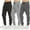 Group A (Black,Gray,Charcoal), variant on Pure Champ Active Athletic Zipper Pocket/Fleece Jogger & Sweatpants 3 Pack (Men's)