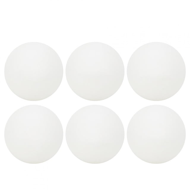 Strong And Durable Table Tennis Balls, Long Time Use High Strength Pingpong Balls, For Beginner Training Table Tennis Club Game 6Pcs - White Plastic Box