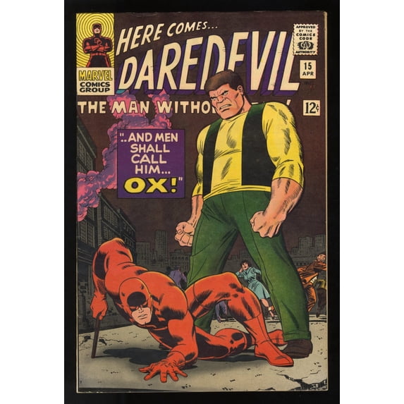 Daredevil #15 VF 8.0 1st Appearance Ox!! John Romita Art! Comic Book