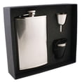 thumbnail image 1 of Ensemble Cadeau de Flacon de 8 Oz en Acier Inoxydable Pixel, 1 of 1
