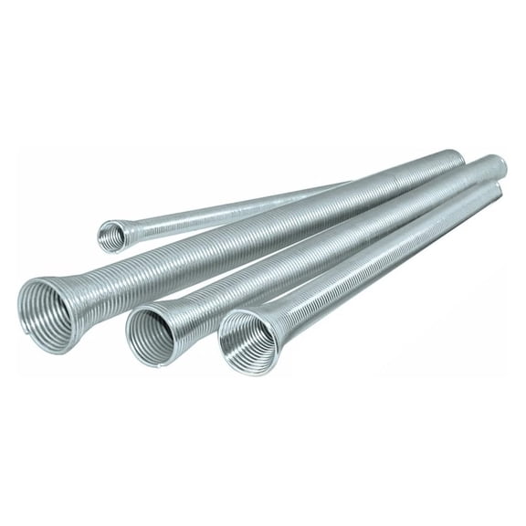 70028 Spring Tube Bender Set for 1/4-Inch, 3/8-Inch, 1/2-Inch, 5/8-Inch OD Soft Copper and Aluminum Tubing silver