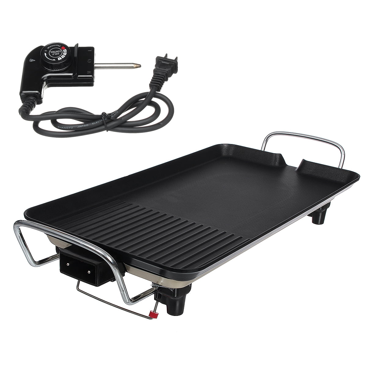 Steel Smokeless Grill Indoor Grill Ultra Nonstick Electric Grill