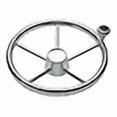 thumbnail image 3 of Schmitt & Ongaro Marine 1731321FGK Roue de Destroyer avec Bouton 13.5 5-Rayons 170 Accessoires de Navigation Marine RV, 3 of 3