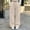 Beige, variant on Women's Fall Solid Loose-Fit Wide-Leg Sweatpants, Comfortable Athletic Outdoor Casual Pants with Side Pockets