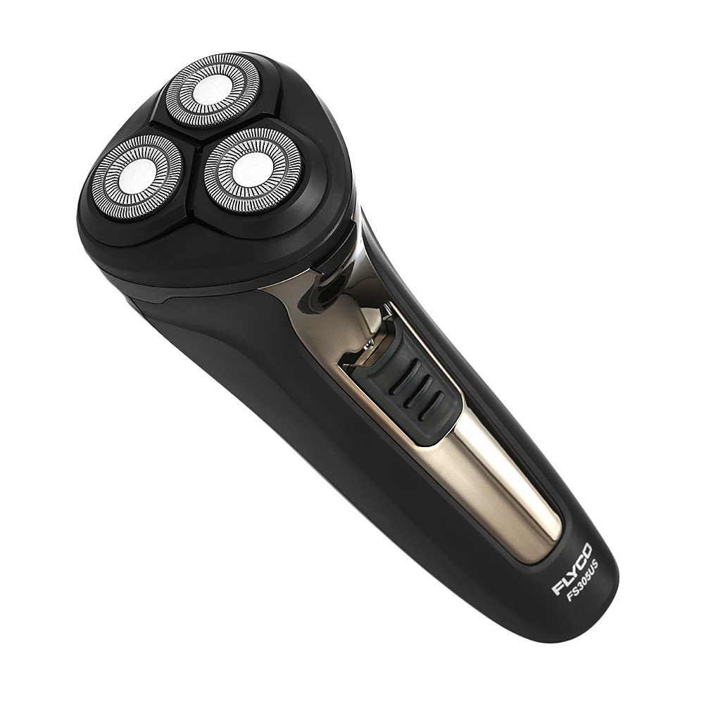 FLYCO FS305US Electric Razor for Men, Wet & Dry Rotary Razors with Pop