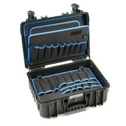 B&W International Outdoor Impact Resistant Tool Case with Pocket Tool Board, 22L