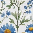 thumbnail image 4 of Yayeee Shower Curtain with Hooks 72"x72" Waterproof Fabric Bathroom Hanging Decor, Blue Floral, 4 of 5