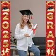 thumbnail image 6 of YiBai 2025 Graduation Decorations, Graduation Decorations 2025, Graduation Season Theme Banners Party Supplies Door Hanging Decoration Banners Scene Arrangement #.256, Red, 6 of 6