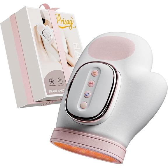 Hand Massager with Heat and Compression, Cordless Hand Massager, Finger Massager, 2025 Updated Carpal Tunnel Relief & Wrist Relief Massager, Gift for Women Men