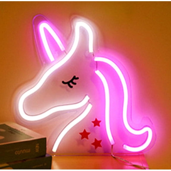 LINLIN LED Neon Light, LED Neon Light Signs Wall Decorative Night Light USB Powered Neon Night Lights for Children, Home Decorations for Christmas Birthday Party