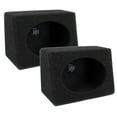 thumbnail image 2 of QPOWER Q-Bomb 6x9" Car Subwoofer Box Enclosures w/ Bedliner Spray Pair (4 Pack), 2 of 7
