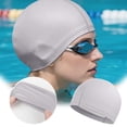 thumbnail image 3 of TIELUTT Silicone Swimming Cap For Adults Long Hair Comfortable Swim Hat For Pool Training and Children Swimming Pool Floating Pool Bar Inflatable Pool Floats for Adults Foam Boards Pool Inflatables f, 3 of 3
